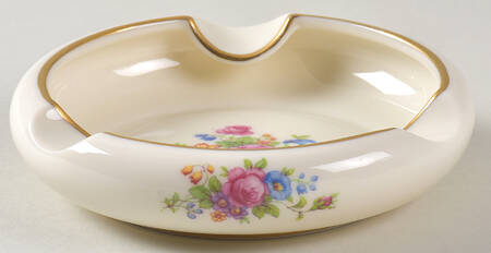 Lenox Rose 5" Round Ashtray