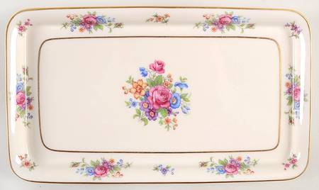 Lenox Rose 10" Rectangular Tray