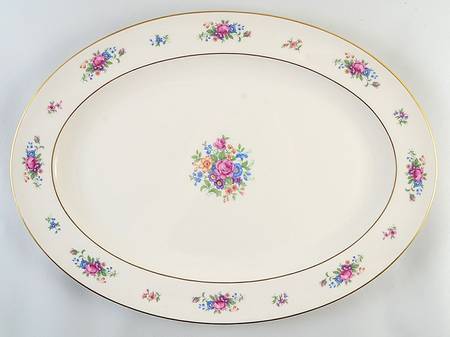 Lenox Rose 21" Oval Serving Platter