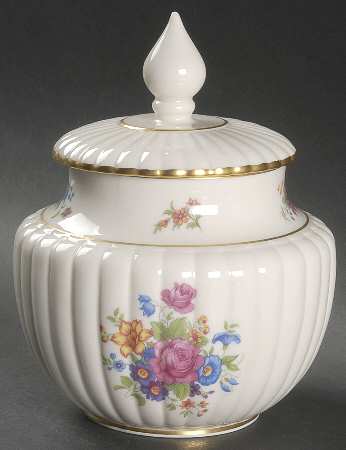 Lenox Rose Candy Jar & Lid