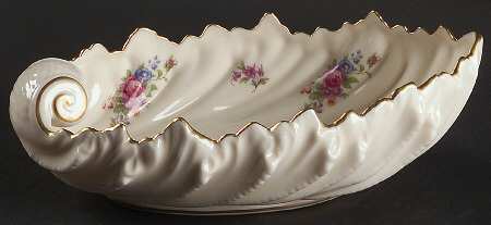 Lenox Rose 9" Shell Shaped Bowl