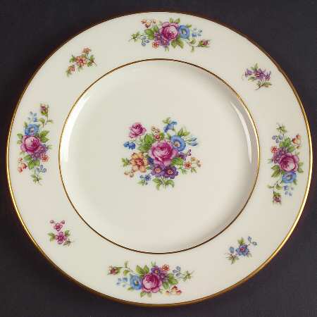 Lenox Rose Dessert/Pie Plate