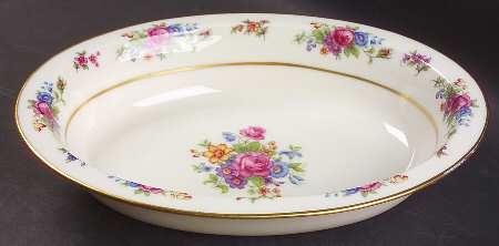 Lenox Rose 9" Oval Vegetable Bowl