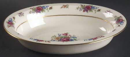 Lenox Rose 10" Oval Vegetable Bowl by Lenox