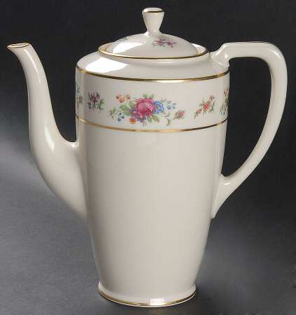Lenox Rose Coffee Pot & Lid