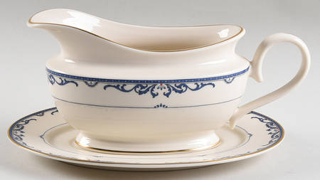 Liberty 1999 Shape Gravy Boat & Underplate