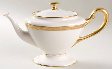 Lowell (Green Backstamp) Teapot & Lid