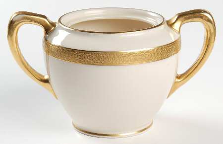 Lowell (Green Backstamp) Sugar Bowl No Lid