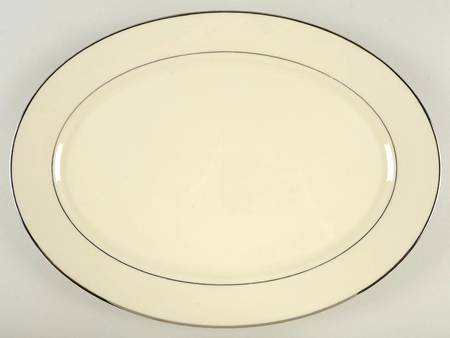 Maywood (No Design) 16" Oval Serving Platter