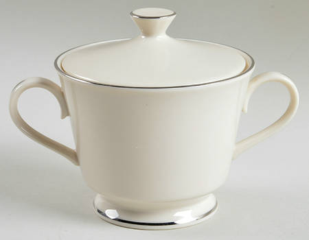 Maywood (No Design) Sugar Bowl & Lid