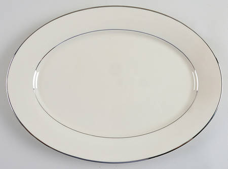 Maywood (No Design) 13" Oval Serving Platter