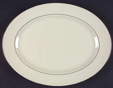 Maywood (No Design) 13" 99 Shape Oval Serving Platter