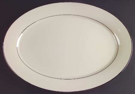 Maywood (No Design) 16" Oval Serving Platter