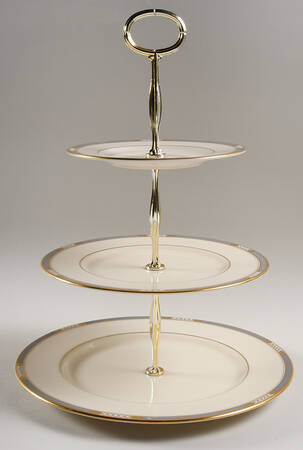 McKinley 13 7/8"-14 1/4" 3-Tiered Serving Tray(DP,SP,BB) HC