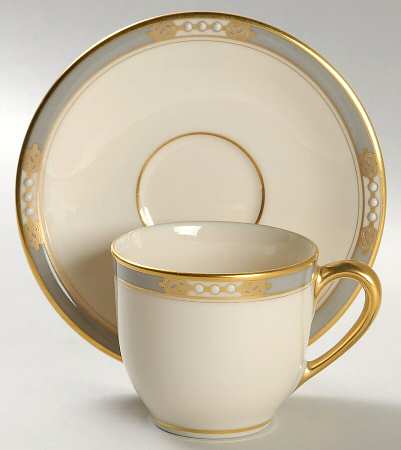 McKinley Flat Demitasse Cup & Saucer Set
