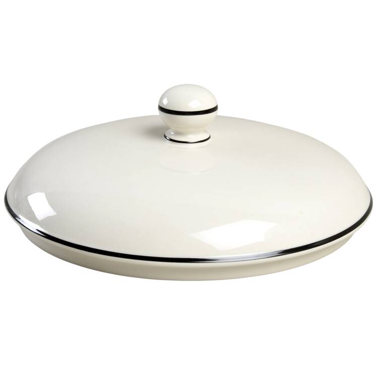 Midnight Blossoms Lid for Round Casserole Or Vegetable