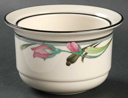 Midnight Blossoms Sugar Bowl No Lid
