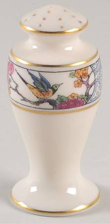 Ming-Birds (Older, Cream, Black Green Stamp) Salt Shaker
