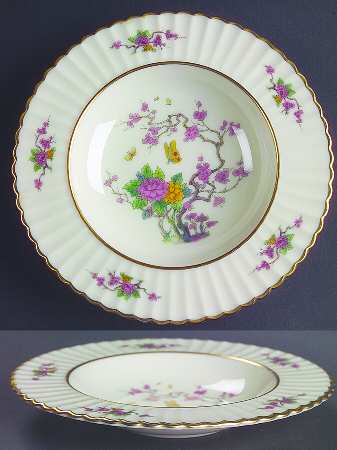 Ming Temple Rim Fruit/Dessert (Sauce) Bowl