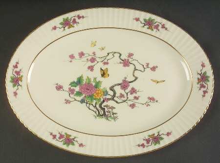 Ming Temple 13" Oval Serving Platter by Lenox