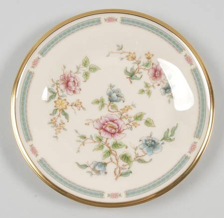 Morning Blossom Dessert Plate/Cream Soup Saucer for Footed Bowl