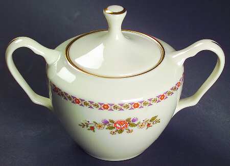 Monticello Orange (Newer) Sugar Bowl & Lid