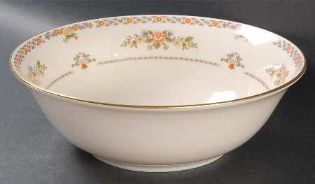 Monticello Orange (Newer) 9" Round Vegetable Bowl