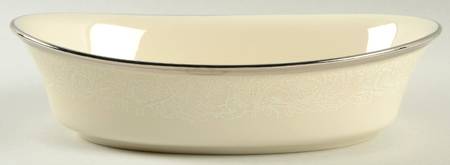 Moonspun 9" Oval Vegetable Bowl