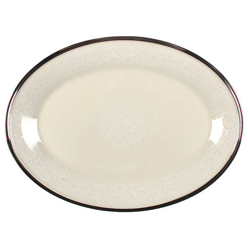 Moonspun 14" Oval Serving Platter