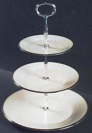 Moonspun 13 7/8"-14 1/4" 3-Tiered Serving Tray(DP,SP,BB) HC
