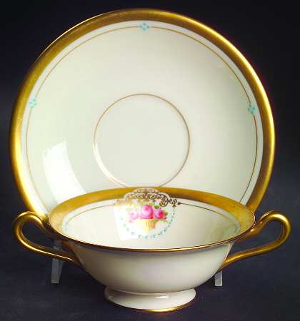 The Mount Vernon Footed Bouillon Cup & Saucer