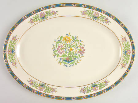 Mystic 13" Oval Serving Platter by Lenox