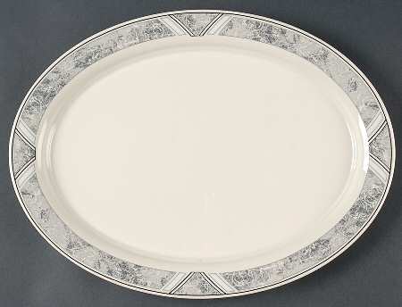 Natural Accent Granite 14" Oval Serving Platter