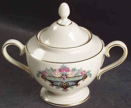 Newbury Square 1999 Shape Sugar Bowl & Lid