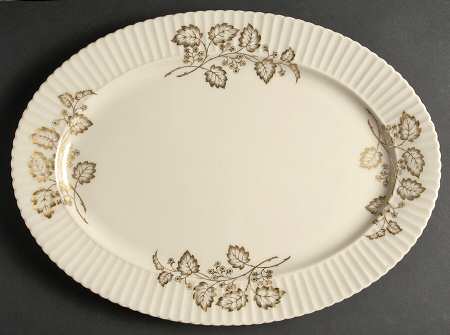 Nocturne 17" Oval Serving Platter