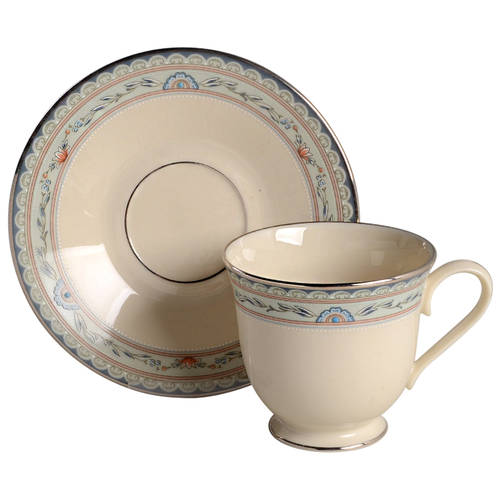Northern Lights Footed Cup & Saucer Set