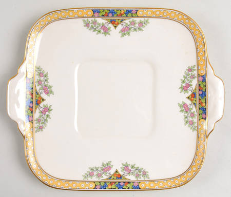 The Orchard Square Handled Cake Plate
