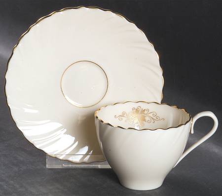 Orleans Flat Demitasse Cup & Saucer Set