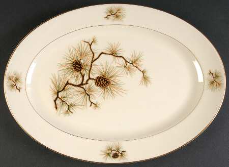Pine 14" Oval Serving Platter