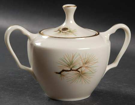 Pine Sugar Bowl & Lid