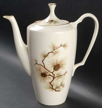 Pine Coffee Pot & Lid