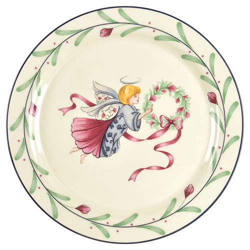 Poppies On Blue Angel Accent Salad Plate