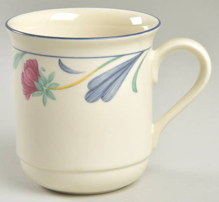 Poppies On Blue Mug