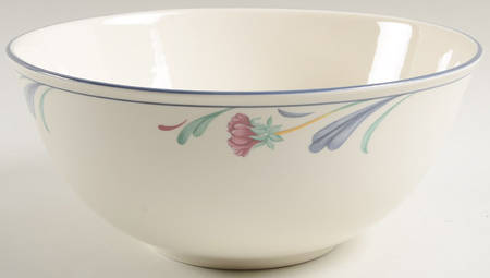 Poppies On Blue 10" Pasta Serving Bowl