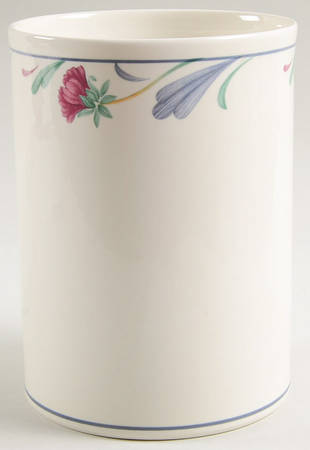 Poppies On Blue Large Canister No Lid