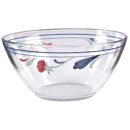 Poppies On Blue Glassware All Purpose Bowl