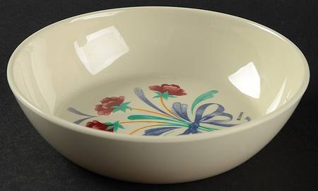 Poppies On Blue 6" Plastic All Purpose Bowl