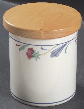 Poppies On Blue Mini Canister & Lid
