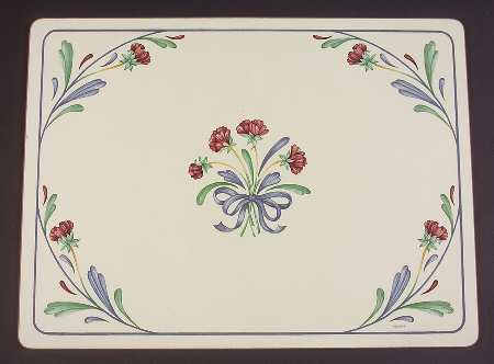 Poppies On Blue Corkboard Placemat