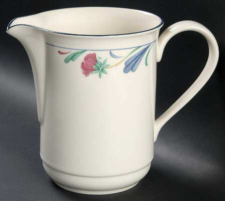 Poppies On Blue 50 Oz Pitcher